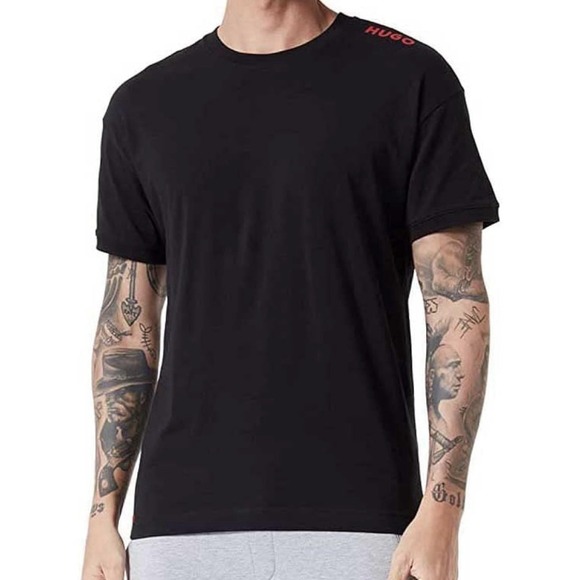 Hugo Boss Other - HUGO Mens T-Shirt Logo-Detail Loungewear T-Shirt in Stretch Cotton